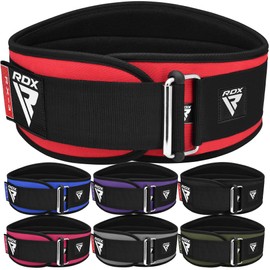 RDX 6.5 Inch Weight Lifting Belt, Auto-Lock Training Belt, Strength Training Powerlifting Fitness Bodybuilding Belt, Weightlifting Padded Gym Weight Lifting Belt, Men Women Deadlift Workout