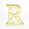 GiggleBeaver Carnival Letter Lights - Vanilla (Letter R) Christmas Xmas