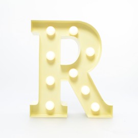 GiggleBeaver Carnival Letter Lights - Vanilla (Letter R) Christmas Xmas Present