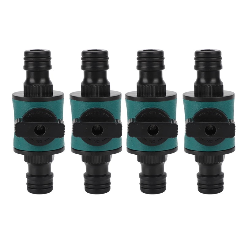4pcs Hose Quick Connector, Plastic Leakage Proof Dual Garden Hose