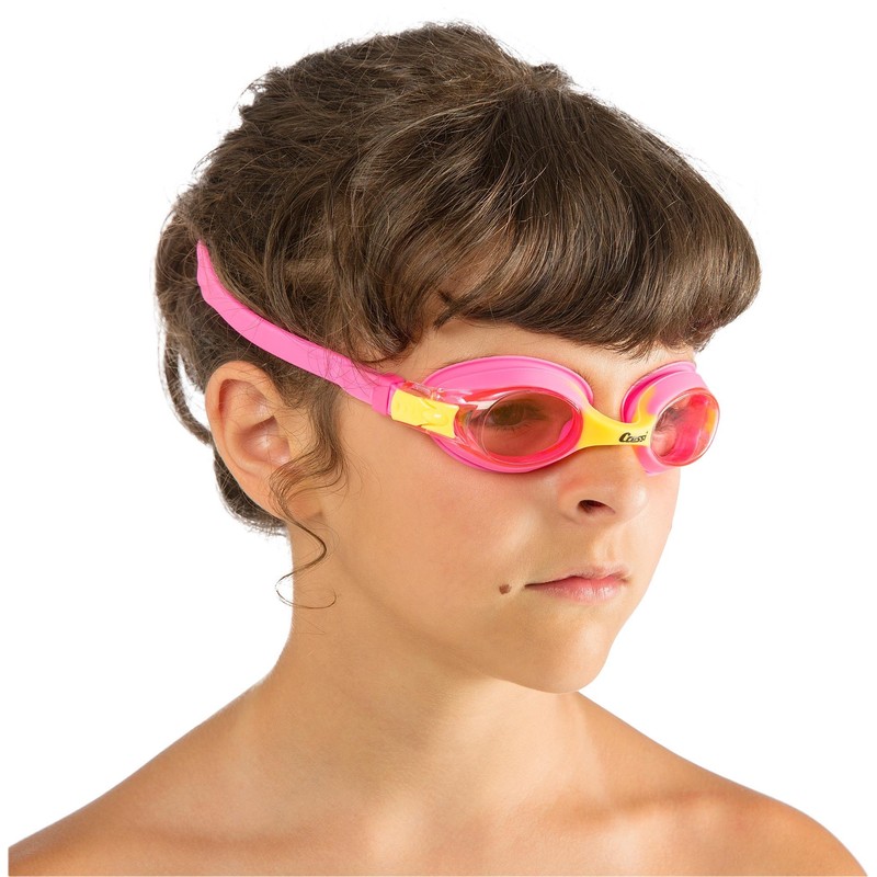 Cressi Dolphin 2.0, Amarillo/Azul, Yellow Lens