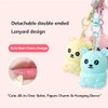 Bear Balm Keychain Trio Strawberry, Blueberry, Honey Flavored Nourish A
