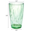 Hedume 6 Pack 17oz Premium Drinking Glasses, Set of 6