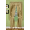 Today's Curtain, Orleans Scallop Curtain, Linen 63" Panel Pair and