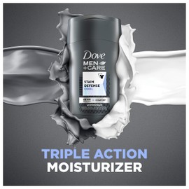 Dove Men+Care Stain Defense Antiperspirant Deodorant With anti-stain, anti-mark protection Cool Antiperspirant for men with 48-hour sweat and odor protection 2.7 oz