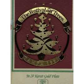 Hand And Hammer Vintage Festival Of Trees Tampa 1991 Christmas Ornament Hand And Hammer