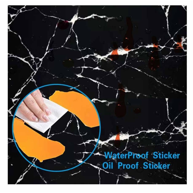 20-Sheets Peel and Stick Backsplash Marble Look 12"X12" Self Adhesive