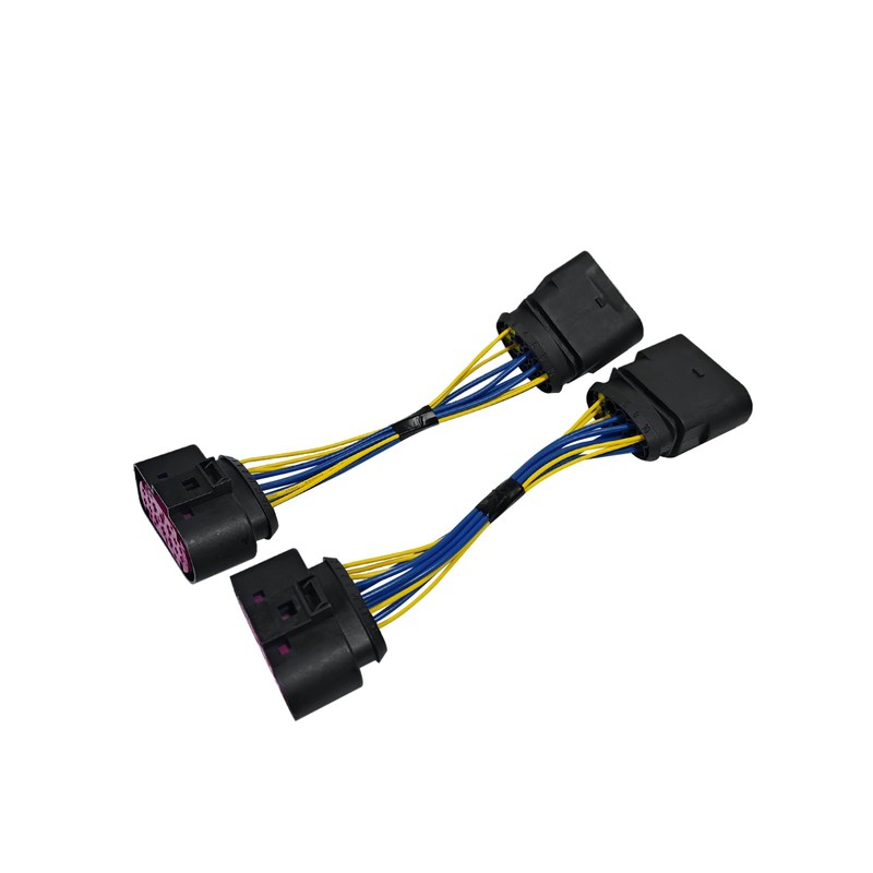 Tokinng Xenon HID Headlamp Headlight Connector Adapter, 14 to 10