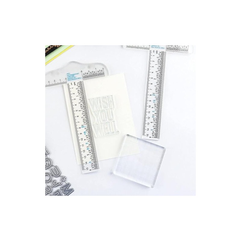 Transparent 6" Clear Acrylic T-Square Ruler, Drafting, Drafting Tools, T