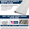Waterlock Pro Gutter Guards Leaf Protection 25 Feet Pack Black,