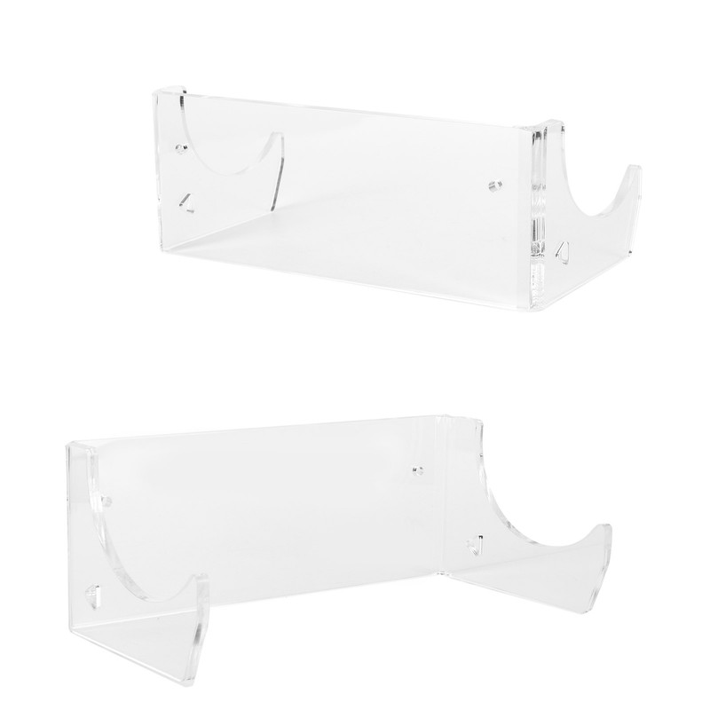 2Pcs Wall Shelf Skateboard Hanger Display Storage Rack Snowboard Organizer