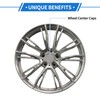 VekAuto 1pc Car Wheel Hub Center Caps, 50mm 1.97"OD Universal