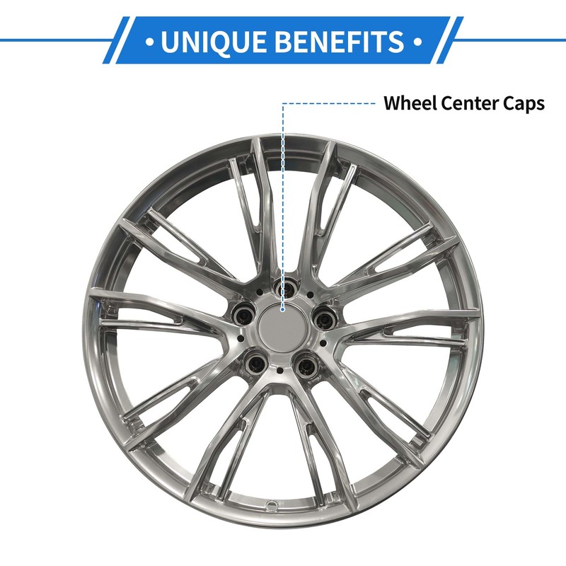 VekAuto 1pc Car Wheel Hub Center Caps, 50mm 1.97"OD Universal