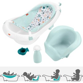 Fisher-Price 4-In-1 Sling 'N Seat Bath Tub, Pacific Pebble