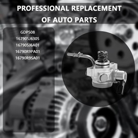 GAZTUO 16790-5J6-305 High Pressure Fuel Pump Compatible with Acura MDX 2014-2022 RLX 2014-2020 TLX 2015-2020 Honda Odyssey 2018-2019 Pilot Ridgeline 3.5L V6 For # GDP508 167905J6305 16790R9SA01