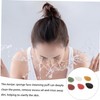 WOONEKY 6pcs Face Wash Sponge Exfoliating Scrubber for Women Makeup