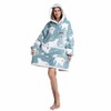 Premium Hoodie Blanket Reversible - One Size Fits All, Dinosaur