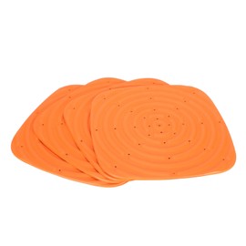 4PCS Chicken Nesting Pad Washable Nesting Box Pad Reusable Bedding Mat Hen Bedding Box Liners Pad Orange