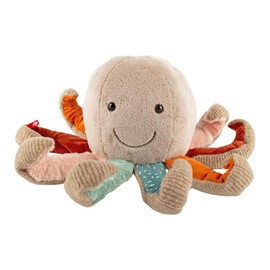sigikid 43232 Patchwork Soft Toy, Multi-Colour/Octopus