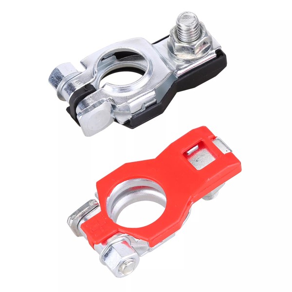 depotcar-one Car Battery Terminal Clamp Connectors Positive Negative Release Disconnect