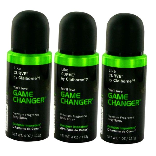 Game Changer 4 oz Fragrance Body Spray (Pack of 3)