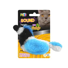 Fancy Pets Juguete para Gatos Sound Chara Azul Adicionado con Catnip