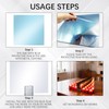 Yudlto 3 Pcs Acrylic Two Way Mirror Sheets - 12x12x0.04