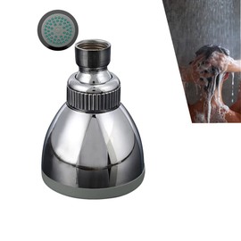 Replacement Shower Head,360 degrees Rotate Adjustable Round Top Showerhead, Bath Bathroom Accessories, Top Spray Water Saving Shower