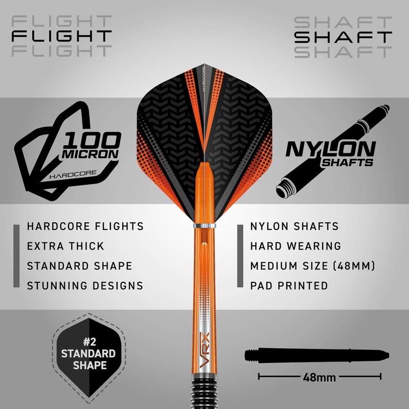 RED DRAGON Amberjack 18 Softip Professional 18 Gram Dart Set