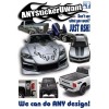 ANYStickerYouWant x2 Side Skirt Stripe Kit Vinyl Decal Fits Nissan