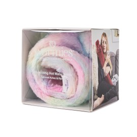 Warmies Hot Water Bottle Rainbow Fur Fleece Cover, Long Wearable Hot Water Bottle