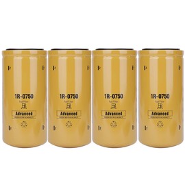1R-0750 Advanced Efficiency Diesel Engine Fuel Filter(4 PACK)