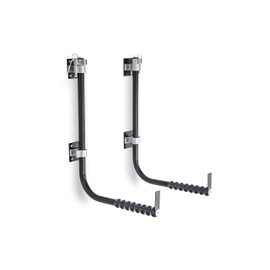 Surco ADH1001 Wall Mount Swing Away Door Hangers - Compatible with Jeep Wrangler YJ, TJ, JK, and JL Front and Rear Doors