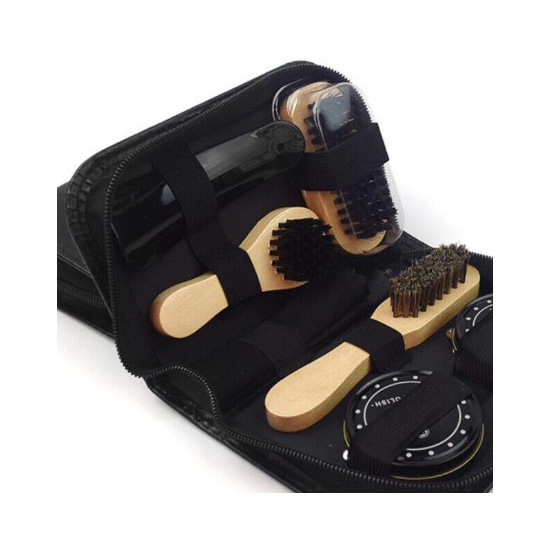 Unbranded Cleaning Brush Shine Care Kit Polish Brush Set Kit