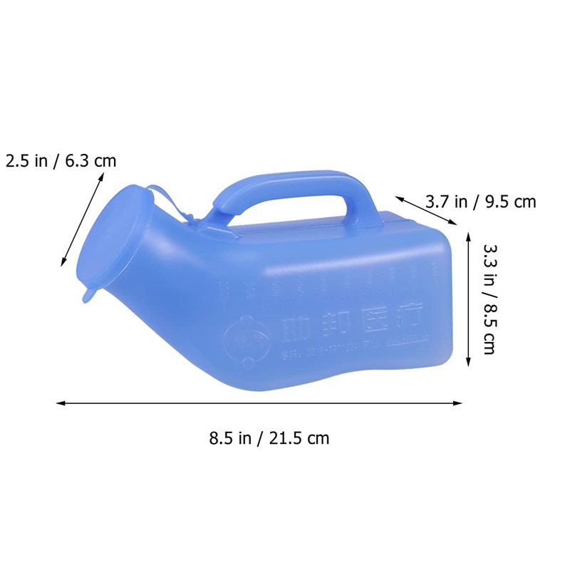 NOLITOY 2pcs Urine Bottles for Men Urinal for Men Spill