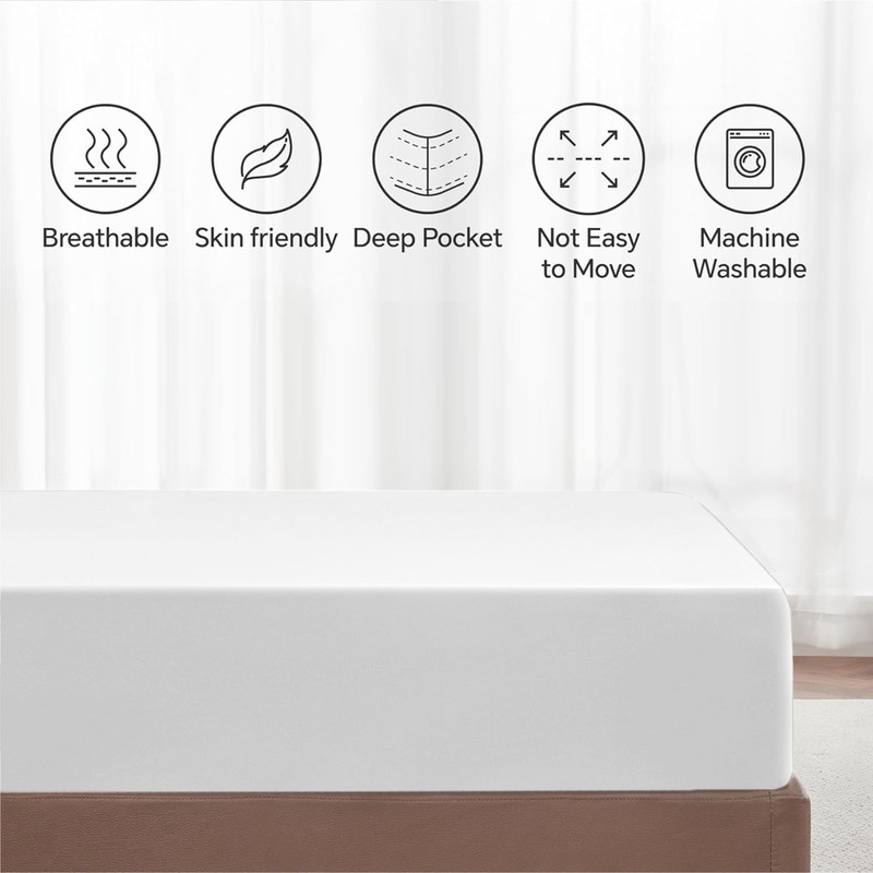 Simply Amelia 100% Cotton Super King Fitted Sheet 30cm Shrinkage
