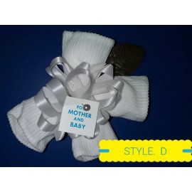 Two Feet Ahead  BABY  SOCK CORSAGE VARIETY OF COLORS , Vintage  6 pr/$10