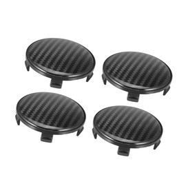 TUCKBOLD 4pcs 67mm 68mm Wheel Center Hub Caps Hubcaps Covers Universal Black Automotive Parts