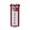 Durable Key Clip Red Pack of 6