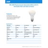 Feit Electric R20 LED Light Bulb, 45W Equivalent, Dimmable, Color