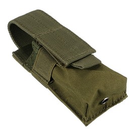 SONONIA Tactical Military Flashlight Torch Belt Holster Holder Case Pouch Available in 5 Colors - Army Green