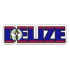 Belize Flag Country Name Vinyl Sticker - Car Phone - 4"