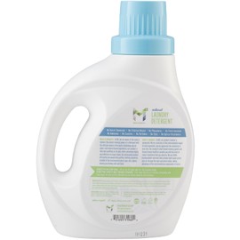 Natural Plant-Based Laundry Detergent Cleaning Power Concentrated Liquid, For Sensitive and Healthier Skin, Free & Clear, Up To 64 HE Loads - 32 fl. oz. (Unscented)