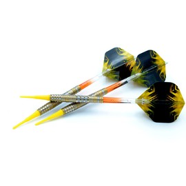 CUESOUL AURORA SERIES 18g Soft Tip Tungsten Dart Set, Titanium Nitride Coating (N2105)