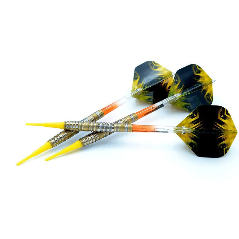 CUESOUL AURORA SERIES 18g Soft Tip Tungsten Dart Set, Titanium