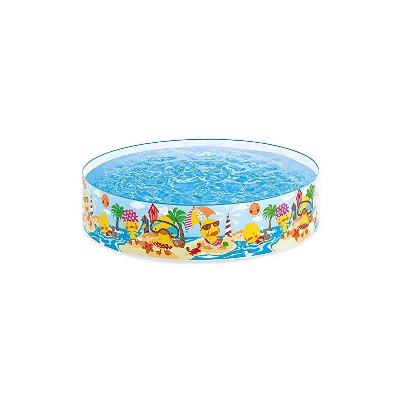 Intex 4' Duckling Snapset Pool Multi-Colour