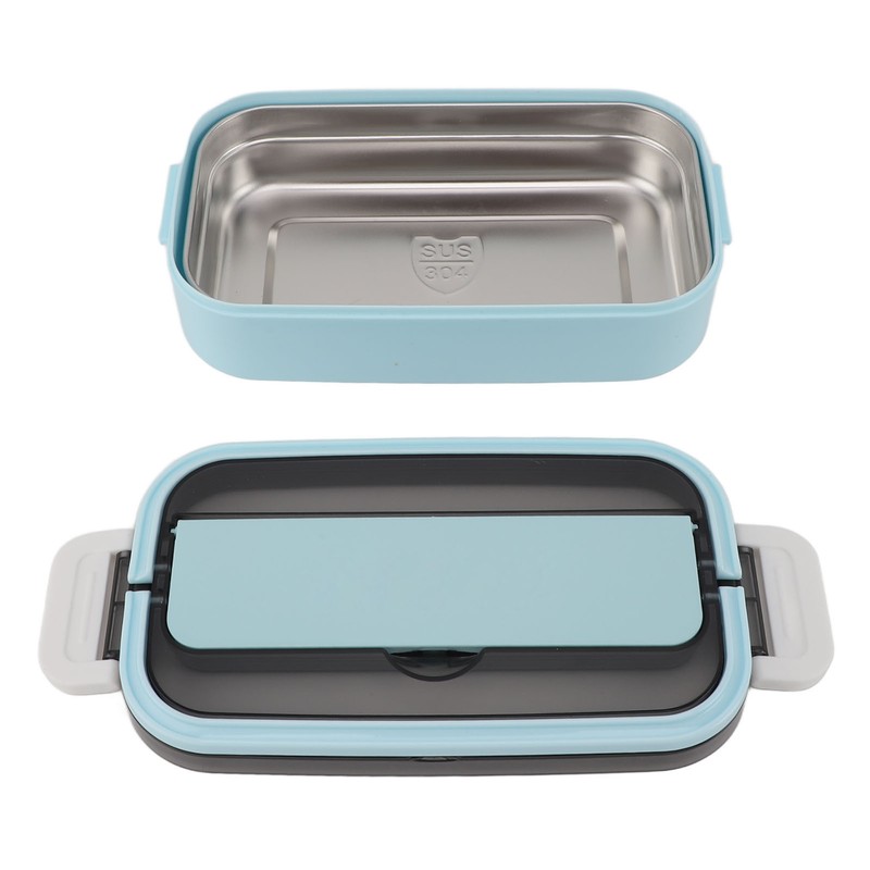 304 Stainless Steel Bento Box Adult Lunch Box Single Layer