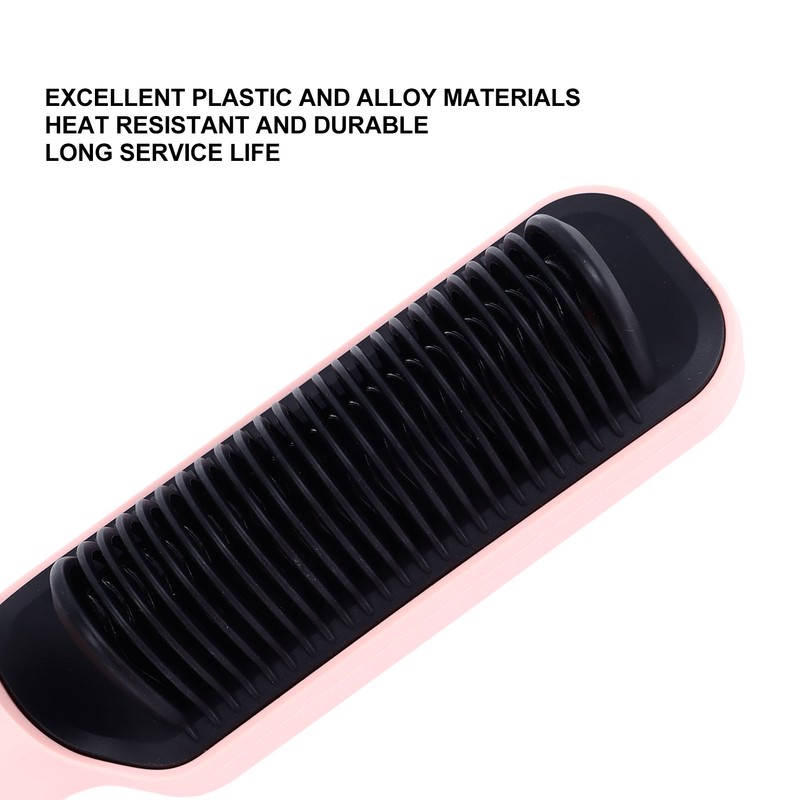 Straight Curly Hair Iron 2 Purpose Electric Curling Comb Negative