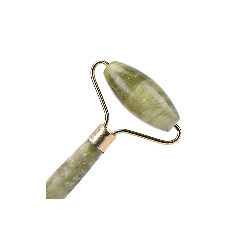 Guasha Facial con Rodillo de Jade Natural Jade Roller Gua