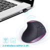 Woddlffy Ergonomic Mouse Wireless, Vertical Mouse Right Handed Small Mouse